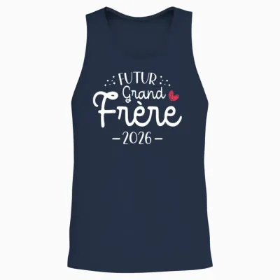 Child Future Big Brother 2026 - Announcement Pregnancy 2nd Unisex Tank Top - Navy