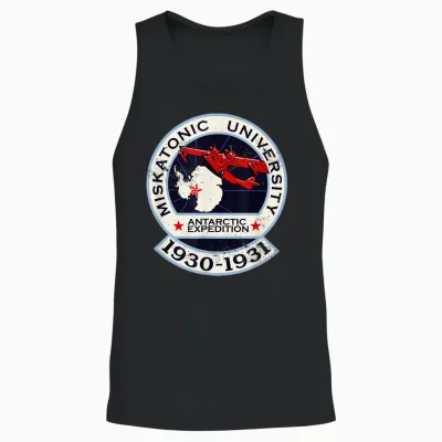 Miskatonic University Antarktic Expedition Unisex Tank Top - Black