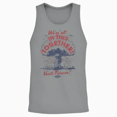 Fallout We All Sit in the Same Boat T-Shirt, Silver Unisex Tank Top - Sport Grey