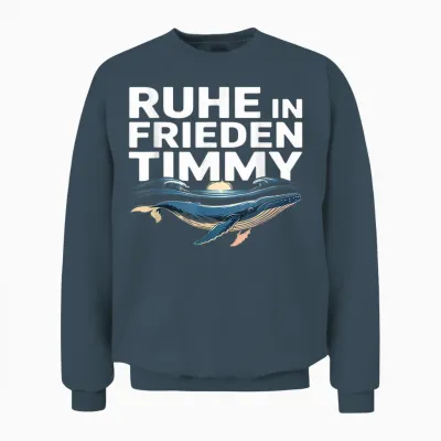 Ruhe in Frieden Timmy Timmy Hope Der Buckelwal Unisex Sweatshirt - Dark Heather