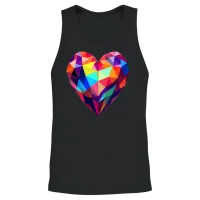 Customise Family Vacation Product–reto Love Unisex Tank Top - Black – 2