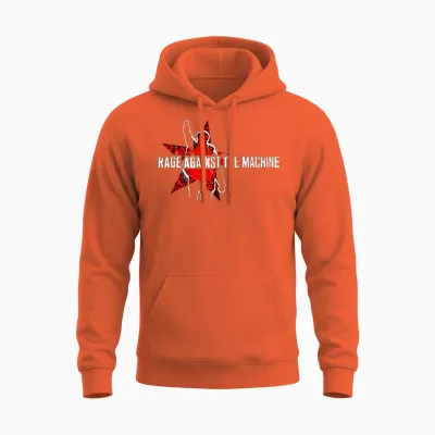 Rage, Against, The, Machine, Unisex Hoodie - Orange