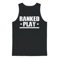 Ranked Play Game Battle War Unisex Tank Top - Black – 1