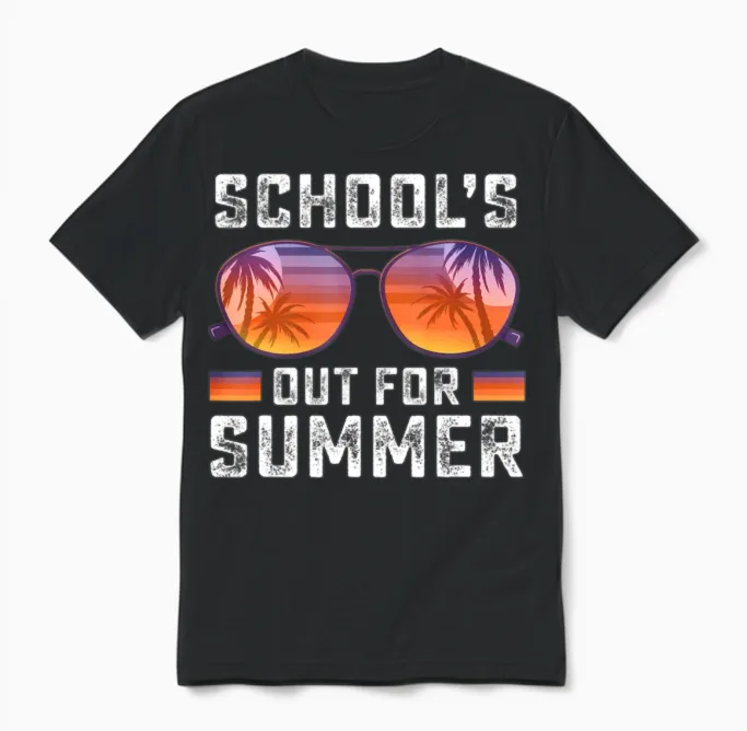Peace Out Kindergarten Happy Last Day of School Ti Unisex T-Shirt in Black