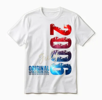 20 Ans Anniversaire Homme Cadeau Juillet 2006 Vintage Unisex T-Shirt - White