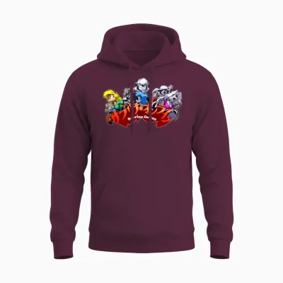 Sabrina Online Japanese Logo Unisex Hoodie - Maroon