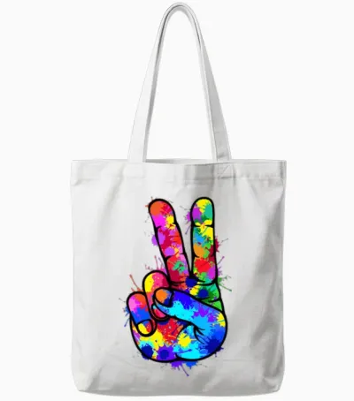 Cool Design Funny Tote Bags - White