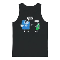 Computer Engineering Father & Son Floppy Disk Gift Unisex Tank Top - Black – 1