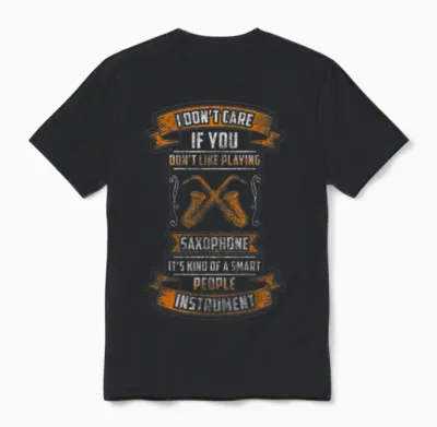 Saxophone Concert Unisex T-Shirt - Black