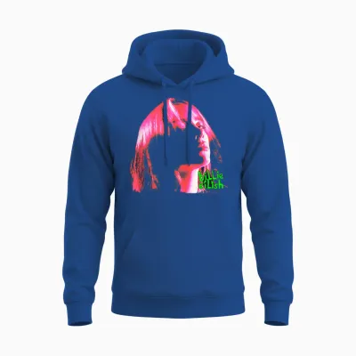 Official Billie Eilish Photographic Unisex Hoodie - Royal