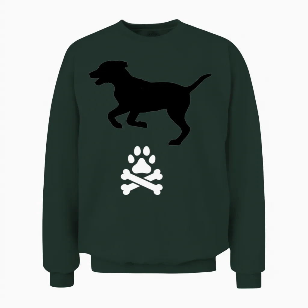 Dogs Dog Lovers Unisex Sweatshirt in Forest