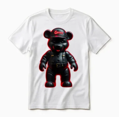 I Love Bears! Fun, Funny, Bold, Ox, Sexy, Gay, Teddy Unisex T-Shirt - White