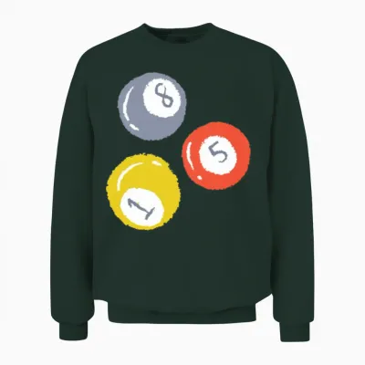 3 Billiards Ball Unisex Sweatshirt - Forest