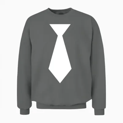 Tie Unisex Sweatshirt - Graphite Heather