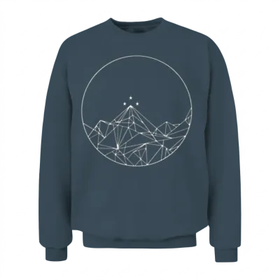 Feyre's Tattoo Two Sided Front and Back Rhysand Unisex Sweatshirt - Dark Heather