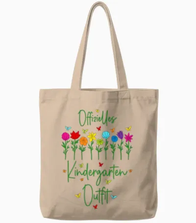 Offizielles Kindergarten Outfit - Erzieher Kita Erzieherin Tote Bags - Natural
