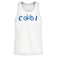 Cool Bike Vintage Unisex Tank Top - White – 2