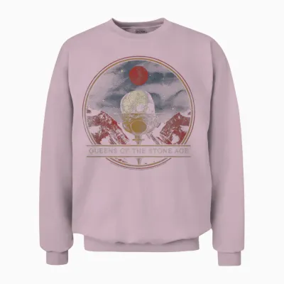 Queens of Stone Age Chalice Unisex Sweatshirt - Light Pink