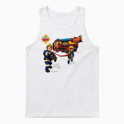 Feuerwehrmann Sam - Fire Extinguishers Unisex Tank Top - White