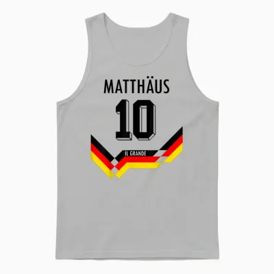 Matthäus #10 Deutschland Fußball Fans Unisex Tank Top - Ash