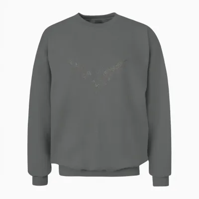 Gothic Punk Dark Fashion Y2k Streetwear Vintage Woman Man Unisex Sweatshirt - Graphite Heather