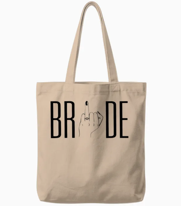 Ring Finger Tote Bags in Natural
