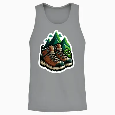 Hiking Unisex Tank Top - Sport Grey