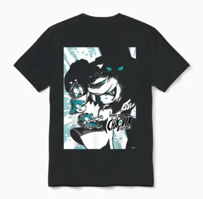 Sonic the Hedgehog the Chaotix Casefiles Ep 6 Unisex T-Shirt - Black