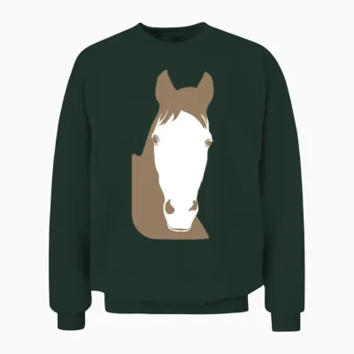 Horse Unisex Sweatshirt - Forest