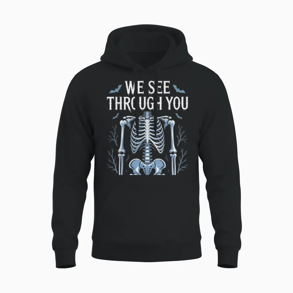 Halloween Manipulateur Radio Effrayant Manip Radiologie Unisex Hoodie in Black