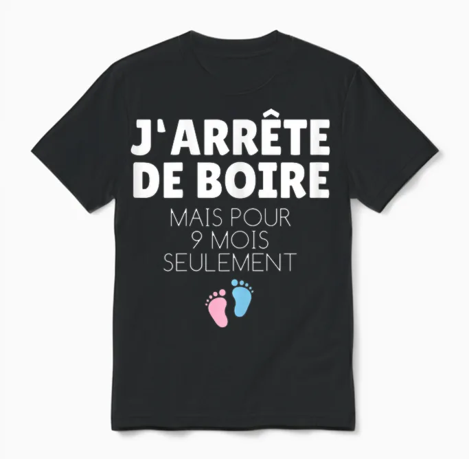 Funny Announcement Pregnancy Big Parents Original Future Mom Unisex T-Shirt in Black