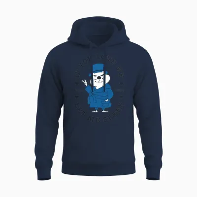 Groundhog Day Sleepy Woodchuck Groundhogs Day Unisex Hoodie - Navy