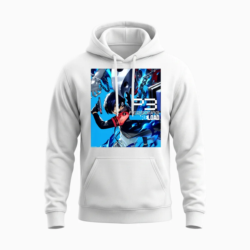 Protaganist Box Art Video Game Manche Longue Unisex Hoodie in White