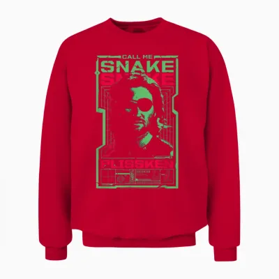 évadez-Vous De New York, Appelez-Moi Snake Plissken, Kurt Russell Unisex Sweatshirt - Red