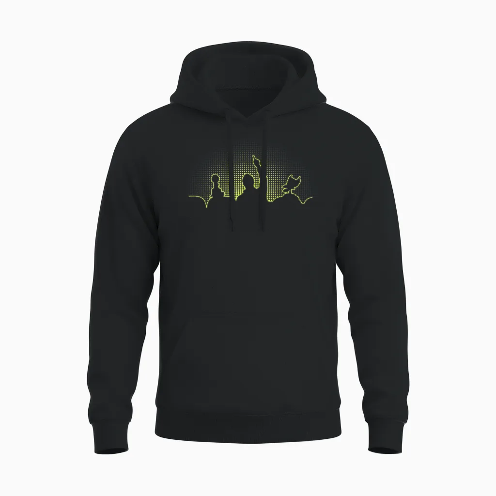 Mystery Science Theater 3000 Funny T-Shirt, Black Unisex Hoodie in Black