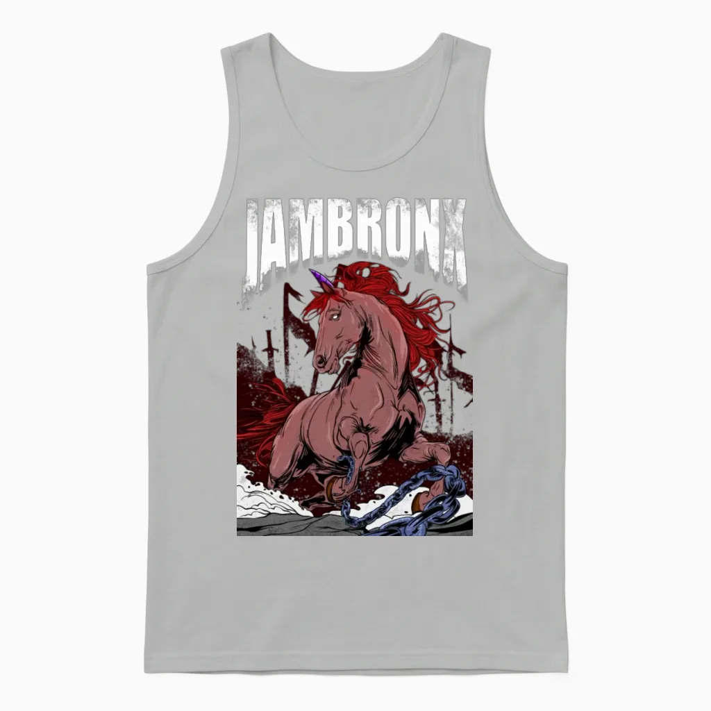 Royal Horse - Lovers Unisex Tank Top in Ash