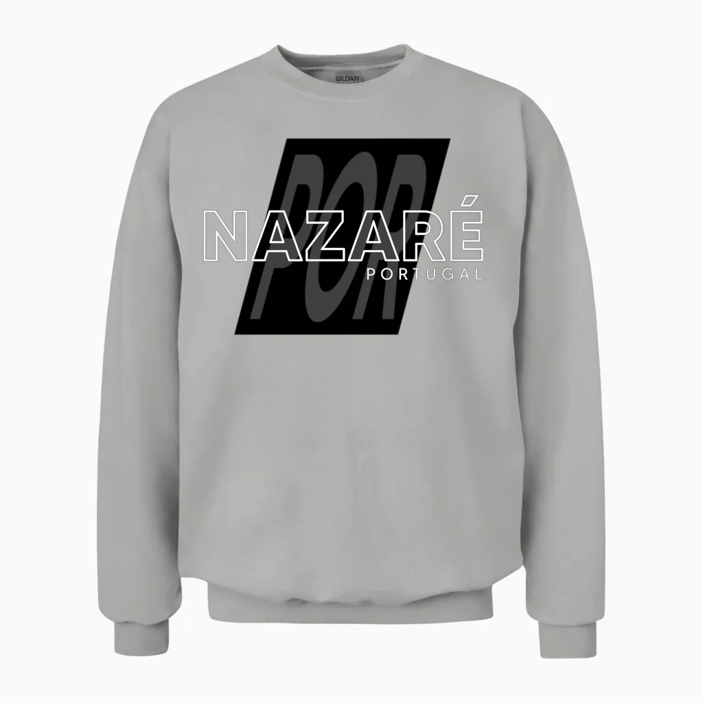 Nazaré's Performance in Portugal Unisex Sweatshirt in Ash