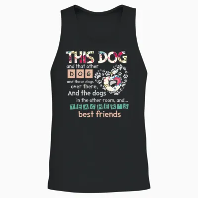 All I Need Is This Dog a That Other Dog Unisex Tank Top - Black