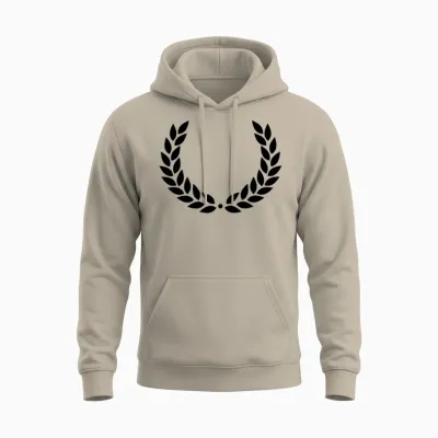 Laurel Wreath Unisex Hoodie - Sand