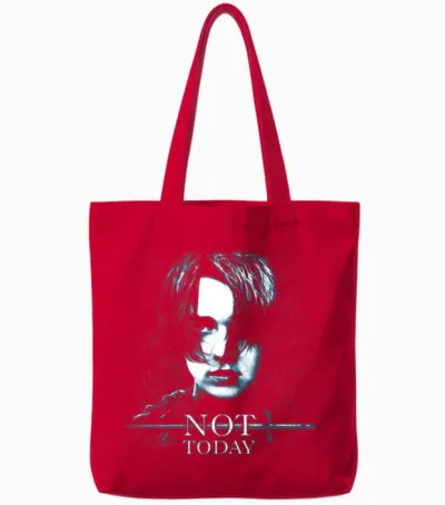 Game of Thrones Arya Stark Not Today Tote Bags - Red