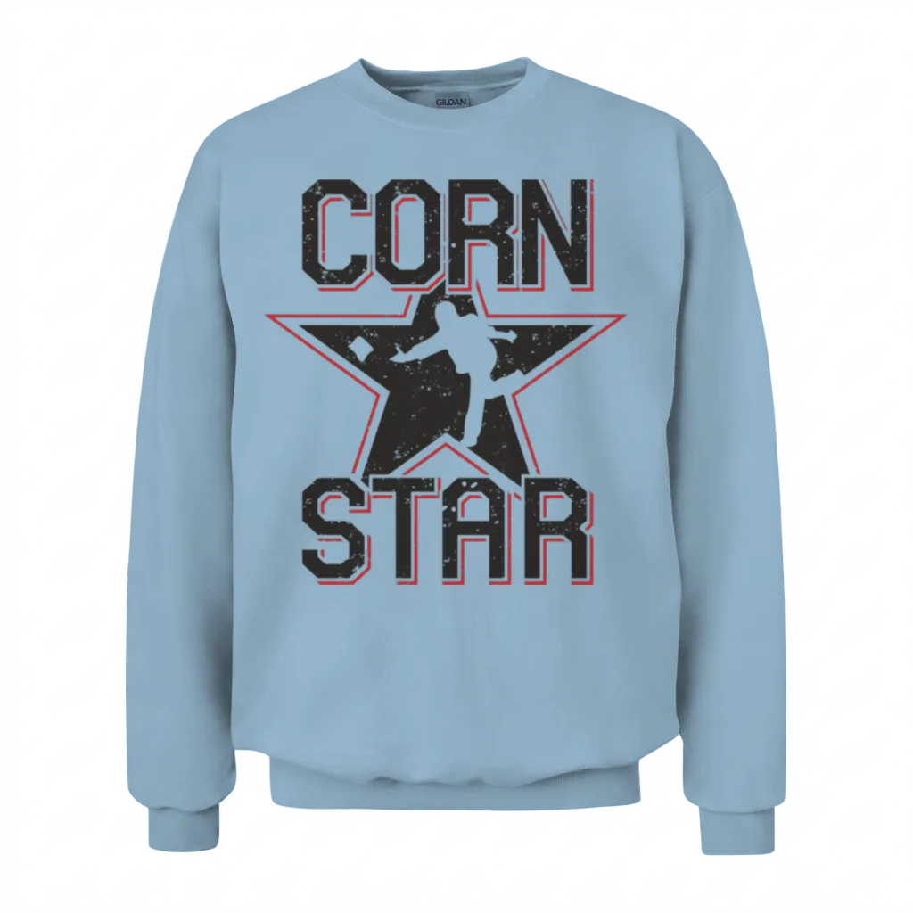 Corn Star Unisex Sweatshirt - Light Blue