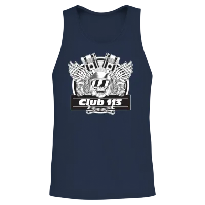 Club 113 Logo Unisex Tank Top - Navy