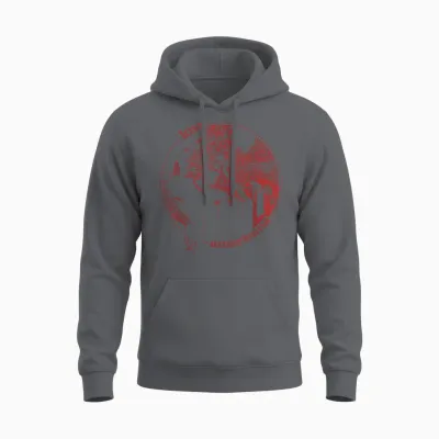 Official Mgk Lost Americana Unisex Hoodie - Charcoal