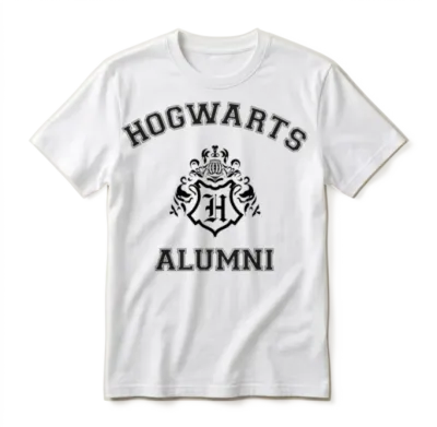 Harry Potter Hogwarts Alumni Unisex T-Shirt - White