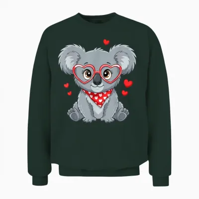 Süße Kleine Koala-Herzen Für Koala-Liebhaber Und Paare Unisex Sweatshirt - Forest