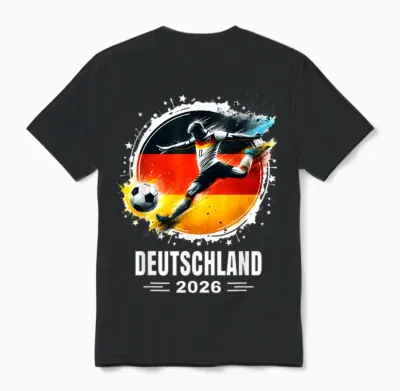 2026 Deutschlandbekleidung 2026 Deutschland 2026 Deutschland Unisex T-Shirt - Black