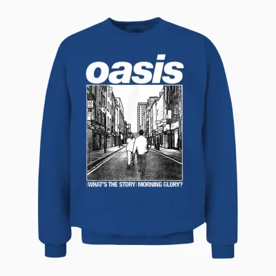 Oasis Amazon Exclusive Wtsmg in Navy Unisex Sweatshirt - Royal