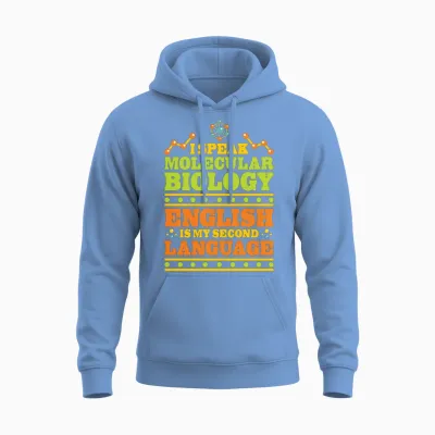 Biology Biologist Funny Molecular Biologist Unisex Hoodie - Carolina Blue