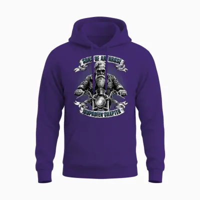 Lustiger Biker Spruch Für Den Alten Mann - Sons of Arthrosis - Ibuprofen Chapter Biker Motorcyclist T-Shirt for Older Men, Black, S Unisex Hoodie - Purple