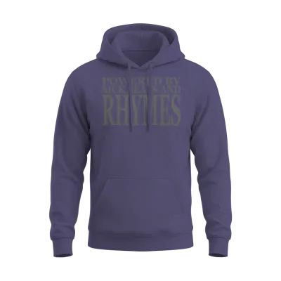 Powered by Sick Beats and Rhymes Hip Hop Rap Mc Be Unisex Hoodie - Heather Sport Dark Navy